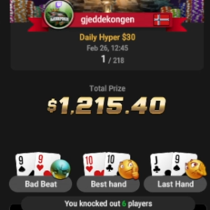 Bí Quyết Vô Địch MTT: Trọn Bộ Video Hành Trình Deep Run Của Pro Player Gjeddepoker (Kèm Phụ Đề Tiếng Anh)